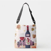 Wijnfles Crossbody Tas