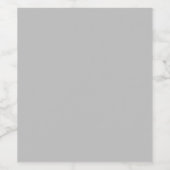 Wijnfles Etiket Sjabloon | Minimaal Leeg Etiket (Enkel label)