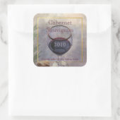 Wijnfles etiket sticker (Tas)