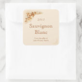 Wijnfles etiket sticker (Tas)