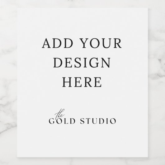 Wijnfles Etiket Stickers Blank Sjabloon (Enkel label)