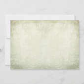 Wijnfles & gele bloemen vrijgezellenfeest nodigt u kaart (Achterkant)