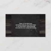 Wijnfles glas en druiven | proeverijen visitekaartje (Achterkant)