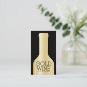 Wijnfles | Gouden Visitekaartje (Staand voorkant)