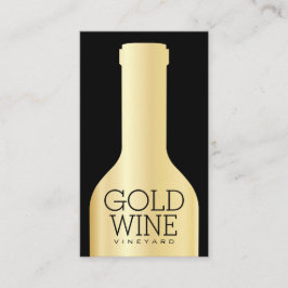 Wijnfles | Gouden Visitekaartje
