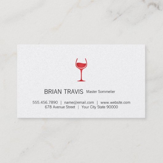 Wijnfles | Houten paneel Visitekaartje (Achterkant)