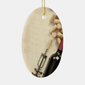 Wijnfles Keramisch Ornament (Rechts)