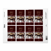 Wijnfles kurken flesetiket etiket (Full Sheet)