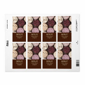 Wijnfles kurken flesetiket etiket (Full Sheet)