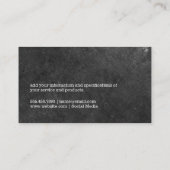 wijnfles | Lei Grijs | Monogram Visitekaartje (Achterkant)