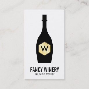 Wijnfles   Lux Visitekaartje