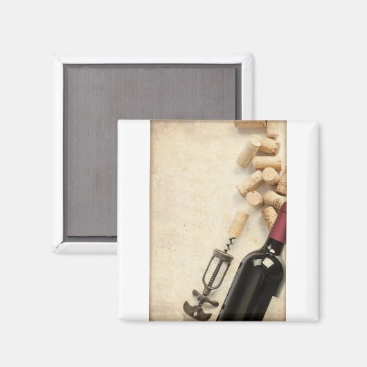 Wijnfles Magneet (Voorkant / Achterkant)