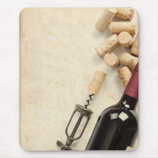 Wijnfles Muismat (Voorkant)