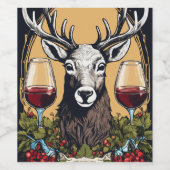 Wijnfles nieuwe beeldvormingslabels wijn etiket (Enkel label)