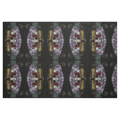 Wijnfles op druiven stof (Fat Quarter)