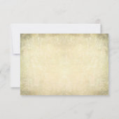 wijnfles & roze bloemen bruiloft RSVP (Achterkant)