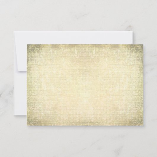 wijnfles & roze bloemen bruiloft RSVP (Achterkant)