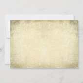 Wijnfles & roze bloemen vrijgezellenfeest nodigt u kaart (Achterkant)