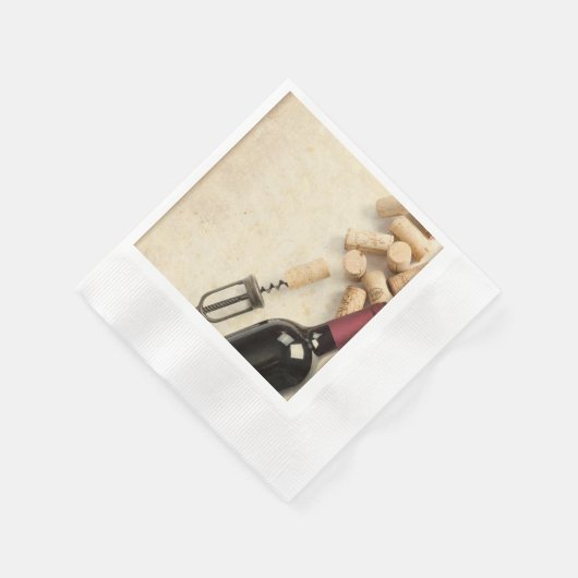 Wijnfles Servetten (Hoek)