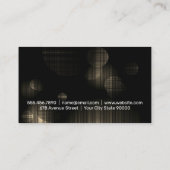 Wijnfles Stadssilhouet Visitekaartje (Achterkant)