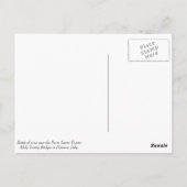 Wijnfles van de Ponte Santa Trinita Briefkaart (Achterkant)