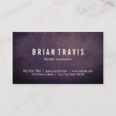 Wijnfles | Vintage Achtergrond Visitekaartje (Achterkant)