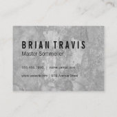 Wijnfles Visitekaartje (Achterkant)