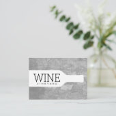 Wijnfles Visitekaartje (Staand voorkant)