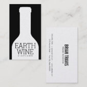 Wijnfles Visitekaartje (Voorkant / Achterkant)