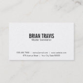 Wijnfles Visitekaartje (Achterkant)