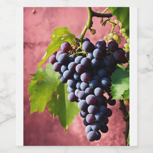 wijnfles wijn etiket (Enkel label)