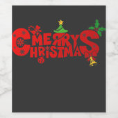 Wijnfles Wijn Etiket (Enkel label)