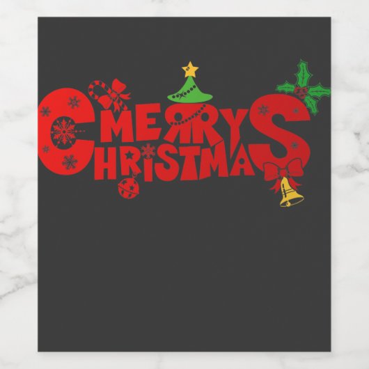 Wijnfles Wijn Etiket (Enkel label)