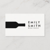 Wijnfles | Wijndruiven Visitekaartje (Voorkant)