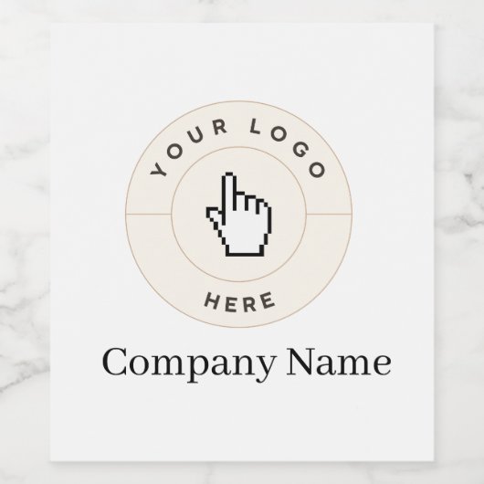 Wijnflesetiket - Aangepast (tekst/logo toevoegen) Wijn Etiket (Enkel label)