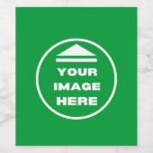 Wijnflesetiket - Gepersonaliseerd -Voeg Afbeelding Wijn Etiket (Enkel label)