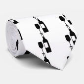 Wijnflesglas Stropdas (Opgerold)