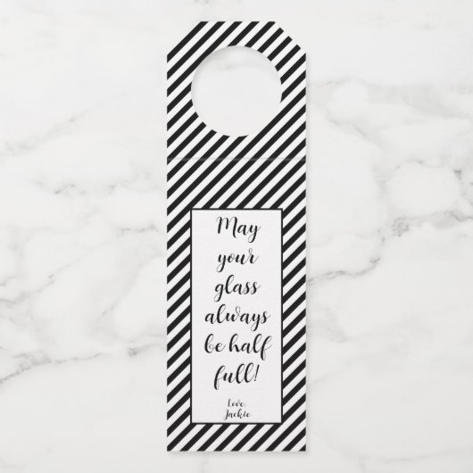 Wijnflesje - Aangepaste Labels (Voorkant)