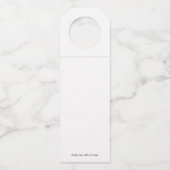 Wijnflesje - Aangepaste Labels (Achterkant)