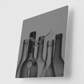 Wijnflesje Aangepaste wandklok (Hoek)