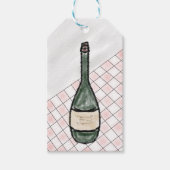 Wijnflesje Cadeaulabel (Voorkant)