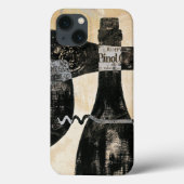 Wijnflesje en glas Case-Mate iPhone case (Achterkant)