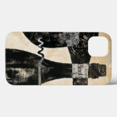 Wijnflesje en glas Case-Mate iPhone case (Achterkant (horizontaal))