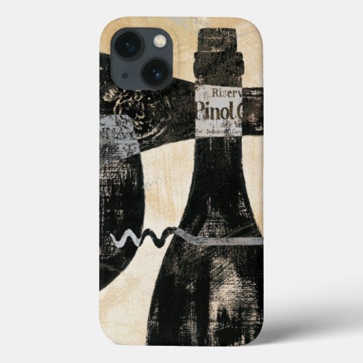 Wijnflesje en glas Case-Mate iPhone case (Achterkant)