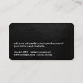 Wijnflesje en glas | Lux | Textuur Visitekaartje (Achterkant)