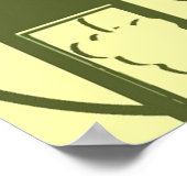 Wijnflesje en glaskunst voor Pop Poster (Hoek)