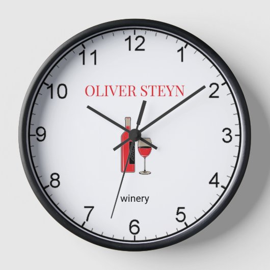 Wijnflesje en wit glas (Voorkant)