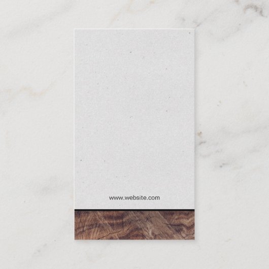 Wijnflesje | Houtsim Visitekaartje (Achterkant)