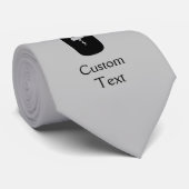 Wijnflesje met ringen en schroefdraad stropdas (Opgerold)