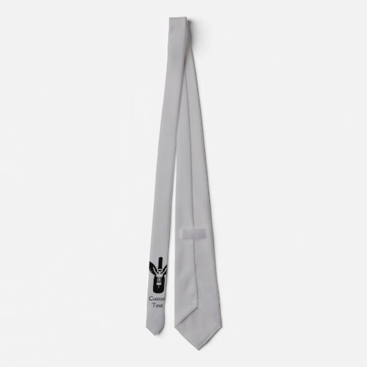 Wijnflesje met ringen en schroefdraad stropdas (Achterkant)